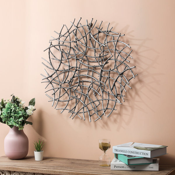 Large Round Metal Wall Art | Wayfair